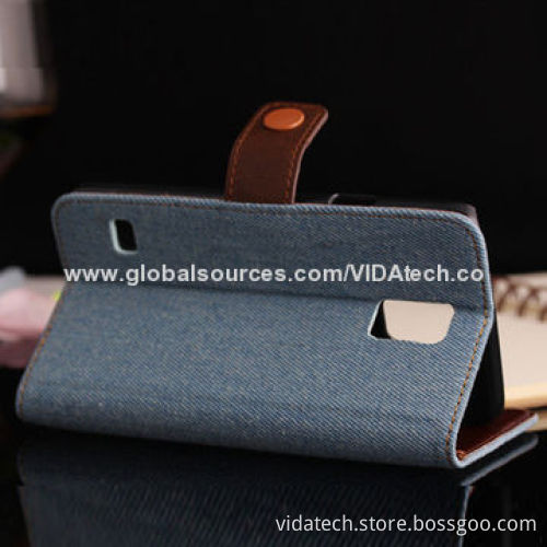 Jeans Leather Case for Samsung Galaxy S5